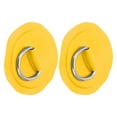 thumbnail image 1 of PVC D Patch, Reusable Durable Deck Accessories D-Ring Patch 2pcs  For Roof Racks Trailers Ground Sheets For PVC Inflatable Boat Kayak Canoe Yellow,Blue,Red,Emerald, 1 of 8
