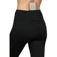 thumbnail image 4 of Women's High Waist Tech Pocket Activewear Leggings - Black, S, 4 of 6
