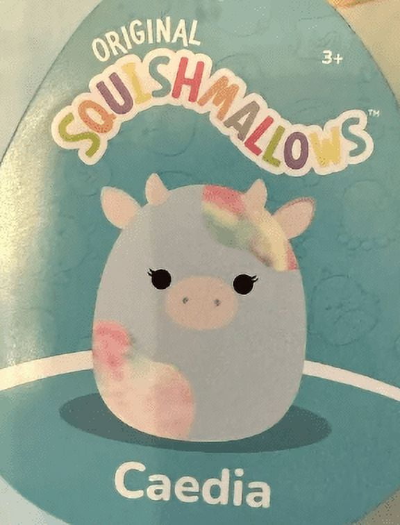 Squishmallows 12" Caedia the Blue Tie Dye Cow - Official Kellytoy Squishy Soft Plush Toy 2023