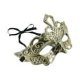 thumbnail image 1 of Unique Bargains 1 Pc Eagle King Party Mask Gold Tone Plastic, 1 of 5