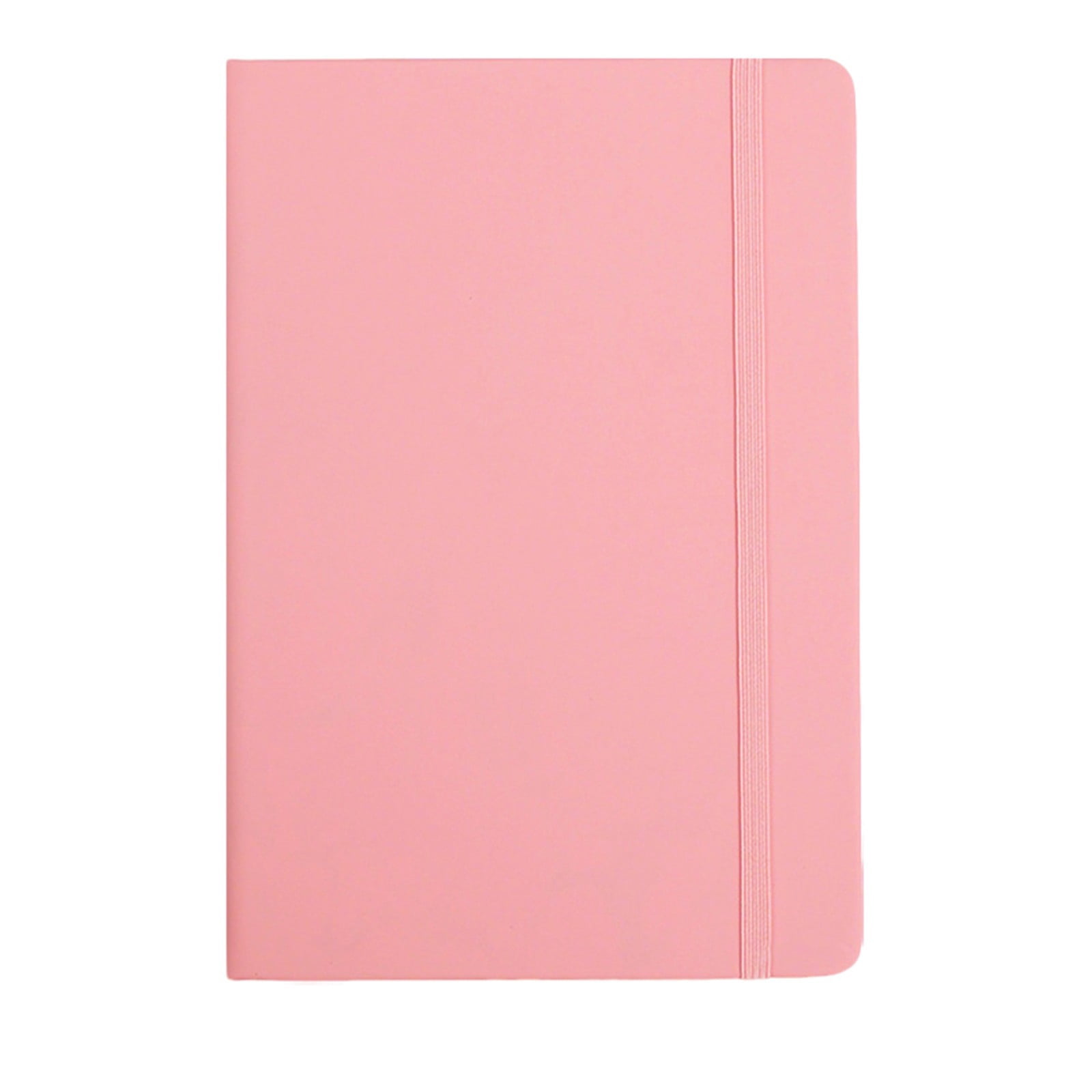 A5 Hardcover Notebook With Pen Loop Slim Lightweight Journal College Ruled