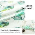 thumbnail image 3 of VOGOL Country Kitchen Valances, Home Decor Cute Bird & Flower Valances for Living Room, 52x12 inches, Green, 3 of 7