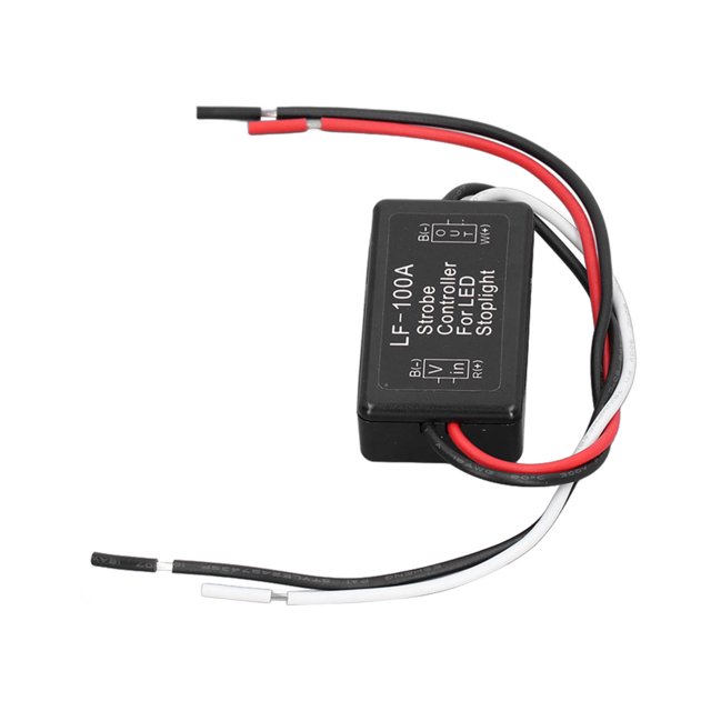 Módulo Estroboscópico LED, Controlador Estroboscópico De Luz De Freno De 5000 Horas Universal 9-16 V Para Vehículos De Motor