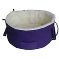 thumbnail image 1 of Colorful K9 12004-A1 20 inch Round Dog Bed, A1 Violet - Small, 1 of 1