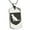 Silver, variant on Stainless Steel Dog Loyalty Coat of Arms Shield Engraved Dog Tag Pendant Necklace