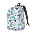 thumbnail image 3 of Sigee Dinosaur for Canvas Large Capacity Laptop Backpack for Men and Women, Travel Backpack, 3 of 8