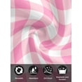thumbnail image 7 of Pink Buffalo Check Cloth Napkins Set of 8 Reusable Dinner Napkins, Valentine's Day Modern Rustic Plaid Cocktail Napkin Washable Table Napkins for Wedding/Holiday Party/Baby Shower 20"x20", 7 of 7