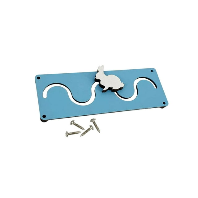 Busy Board Material Cute Teaching Aids Wooden Material Busy Board Material for Nursery Activities Unisex Blue