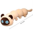 thumbnail image 2 of Cat Plush Neck Shoulder Body Pillow Comfortable Long Body Muscle Relaxer Relief Soft Neck Support Kitten Doll Stuff Cushion Gift, 2 of 5