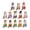 Set B, variant on Interchangeable Seasonal Animal Wooden Decor Set, Cute DIY Cat Wooden Desk Sign with Interchangeable Holiday Outfit Accessories for Home Office Tiered Tray Decoration Set A