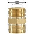 thumbnail image 1 of M22/15mm to Male Adapter Connector Power Pressure Washer Hose Outlet, 1 of 7