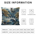 thumbnail image 6 of Nawypu 2 Pack, Chinese Style Blue and White Porcelain Decorative Pillow Covers Blue Chinoiserie Temple Throw Pillow Case Cushion Cover for Couch, Indoor Outdoor Decorations Home Decor, 6 of 6
