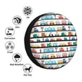 thumbnail image 4 of Fuzoiu Funny Transport Print Universal Spare Tire Cover with Buckle Strap, Waterproof Wheel Covers for Jeep, Trailer, RV, Truck and All Car-14 inch, 4 of 6