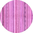 thumbnail image 1 of Ahgly Company Indoor Round Abstract Purple Modern Area Rugs, 8' Round, 1 of 4