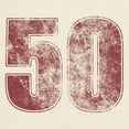 thumbnail image 3 of CafePress - 50Th Birthday Red Grunge Light T Shirt - Men's Classic Graphic T-Shirt, 3 of 4