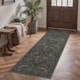 thumbnail image 3 of GENIMO 2'x3' Area Rug for Entryway, Machine Washable Non Slip Low Pile Indoor Door Mat for Front Door Kitchen Bathroom, Soft Modern Art, Dusty Charcoal, 3 of 6