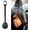 Black, variant on NovaBreeze Magnetic Cowboy Hat Holder for Car Headrest, Leather, Black, 1 Pack