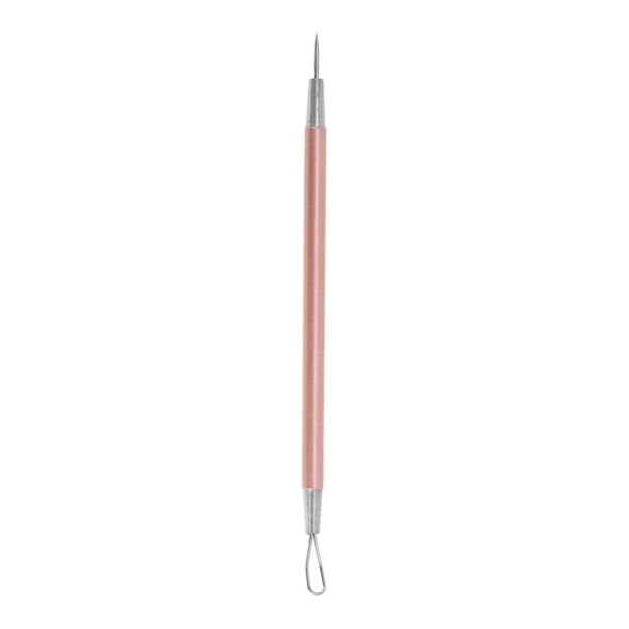 Unique Bargains 1pc Professional Double-Headed Pimple Extractor Rose Gold Tone
