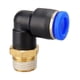 thumbnail image 1 of 50 pcs PL Lote de codo 4 -M5 6-M5 Conector de aire Acceso neumático Accesorios rápidos 1/8 "1/4" 3/8 "1/2" Hilo masculino Push in, 1 of 7