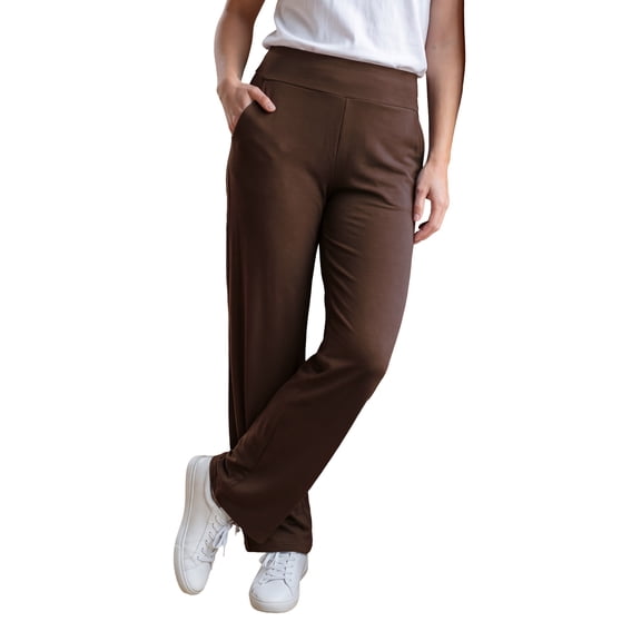 Woman Within Plus Size All-Day No-Roll Straight-Leg Knit Pant