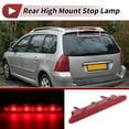 thumbnail image 3 of Luces de freno LED rojas únicas para Peugeot 307 Hatchback 2001-2008 No.6350P5, 3 of 7