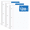 8.5x11-Wide Ruled-3 Pack (360 Sheets), variant on 8x10.5-Squared-4x4-2 Pack (260 Sheets) 4x4 Quadrille Loose Leaf Filler Paper