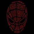 thumbnail image 2 of Men's Marvel Spider-Man Word Pattern Mask  Graphic T-Shirt, 2 of 5