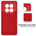 thumbnail image 5 of For Xiaomi Redmi Note 14 Pro+ 5G Case Liquid Silicone Anti-Scratch Phone Cover with Hand Strap - Gre, 5 of 5