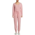 thumbnail image 4 of No Boundaries Juniors’ Long Sleeve Jumpsuit, 4 of 5