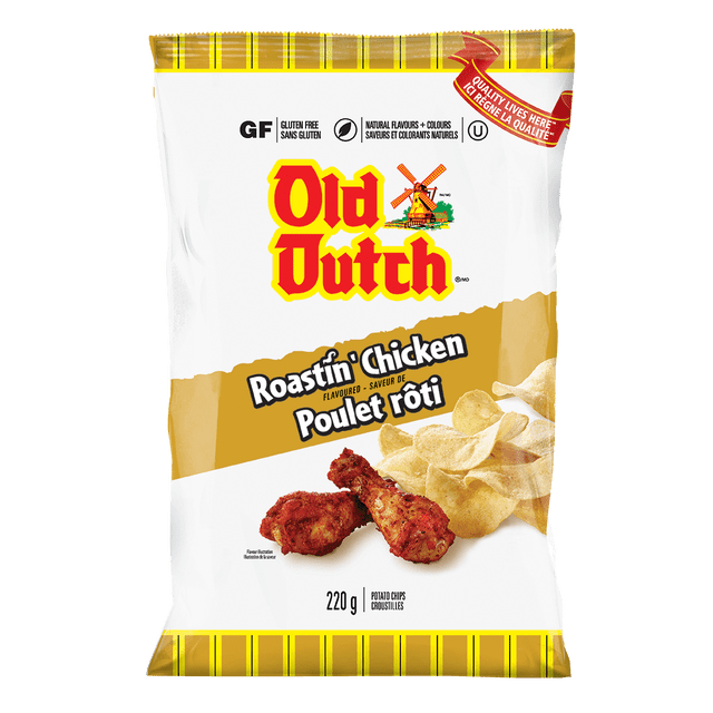 Old Dutch Croustilles Saveur Poulet Rôti