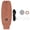 Dark Brown, variant on YAHHU Wooden Kazoo Flute Compact Portable Mahogany Professional Kazoo Set for Children Beginners Adults Oval Type Musical Instrument Accompaniment with Box