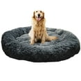 thumbnail image 3 of SPRING PARK Cat Dog Beds, Soft Plush Pet Bedding Winter Warm Sleeping Round Fluffy Pet Calming Bed Cuddler for Puppy Dogs, 3 of 7