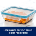 thumbnail image 3 of Anchor Hocking 6-Cup Rectangular Glass Food Storage Container with TrueLock Locking Lid, 3 of 6