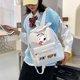 thumbnail image 5 of Mochila de Snoopy Anime Kawaii, morral con orejas de conejo para adolescentes, Bolsa Escolar de dibujos animados para niños y niñas, bolsa para libros, suministros escolares, regalo, 5 of 5