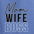 thumbnail image 5 of Wild Bobby, Mom Wife Boss Mother's Day Unisex Hoodie Sweatshirt, Vintage Heather Blue, X-Large, 5 of 6