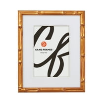 Craig Frames Vintage Bamboo 14x20 inch Picture Frame Matted for a 11x17 Photo
