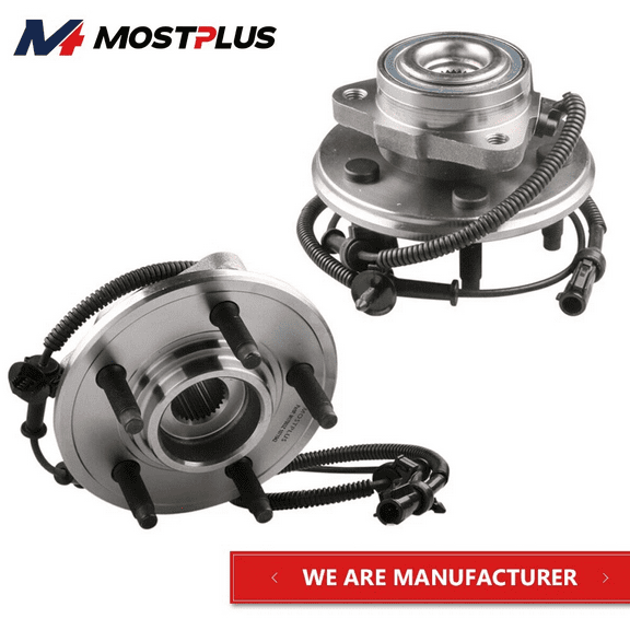 MOSTPLUS 2x Front Wheel Hub Bearing Assembly for Ford Explorer Mercury Mountaineer
