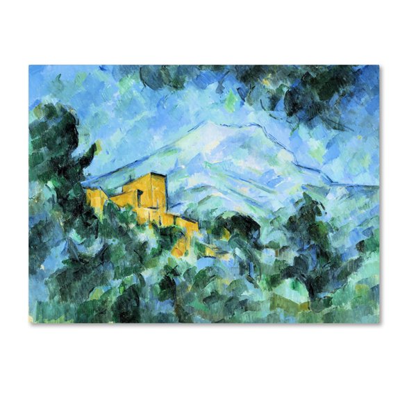 Mont Saintevictoire And Chateau Noir' Canvas Art by Cezanne