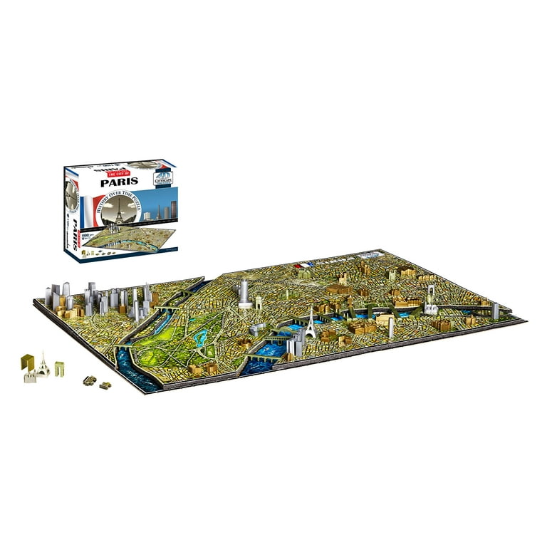 Free Shipping! 4D Cityscape: 4D Paris Cityscape Time Puzzle