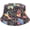 G, variant on YOUI-GIFTS Bucket Hat Unisex Mushroom Summer Beach Sun Cap for Child Adult Cotton Packable Reversible Print Travel Headwear