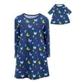 thumbnail image 2 of Leveret Girl and Doll Cotton Dress Butterfly 2 Year, 2 of 3