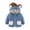 Blue, variant on Odeerbi Baby Boys Girls Coats Outerwear Jackets Toddler Color Plush Cute Bear Ears Winter Thick Keep Warm Coat Jacket