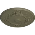 thumbnail image 3 of Ekena Millwork 27"OD x 1 1/8"P Flower Ceiling Medallion (Fits Canopies up to 3 7/8"), Hand-Painted Spartan Stone, 3 of 6