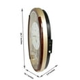 thumbnail image 3 of Rhythm 4MJ895WD23 Trumpet Boys Clock - Mahogany, 3 of 5
