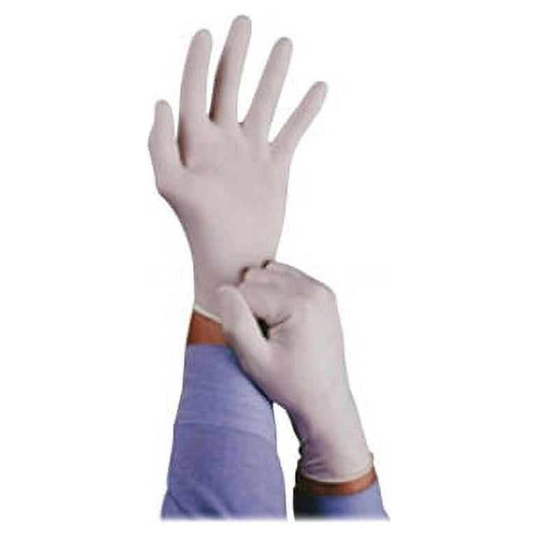 Ansell Food Compliant Disposable Latex Gloves - Medium Size - White - Powdered, Comfortable - For Laboratory Application, Food - 100/Box - 1 Each - 5 mil Thickness Ansell Food Compliant Disposable Latex Gloves - Medium Size - White - Powdered, Comfortable - For Laboratory Application, Food - 100/Box - 1 Each - 5 mil Thickness