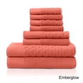 thumbnail image 5 of Superior  100 Turkish Cotton Cordage Patterned 8-Piece Towel Set, 5 of 5