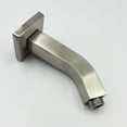 thumbnail image 3 of Square Shower Arm with Flange, 1/2 NPT Tapered Threads, Rain Shower Head Arm, Wall Mount Shower Extension Arm, 3 of 10