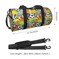 thumbnail image 4 of KLL Various Balls Duffle Bag For Men Women Sport Gym Fitness Tote Travel Training Workout Basketball Football Weekender, 4 of 8