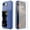 Blue, variant on Allytechgroup iPhone 16e Case with Screen Protector, Hidden Cards Slots & Makeup Mirror Full Body Shockproof Anti-Scratch Drop Proof Phone Case Cover for Apple iPhone 16e, Blue