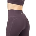 thumbnail image 3 of YITTY Active Women's Ultraluxe High-Waist Pocket Legging, Athleisure, 4-Way-Stretch, Deep Plum , L, Regular | 27" Inseam, 3 of 7